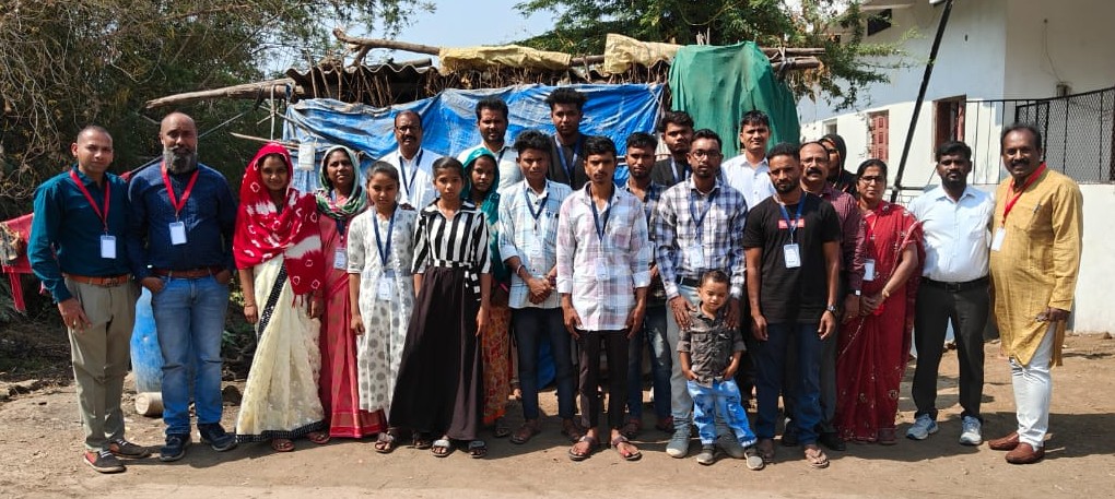 Mountain village landscape