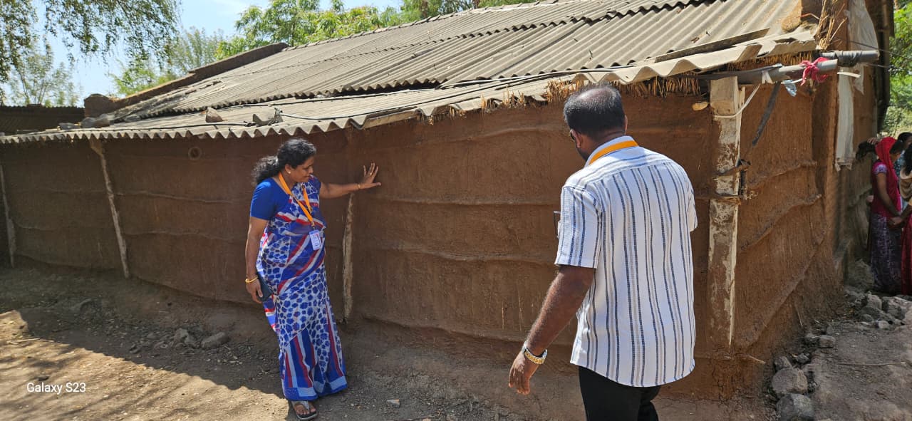 Mountain village landscape